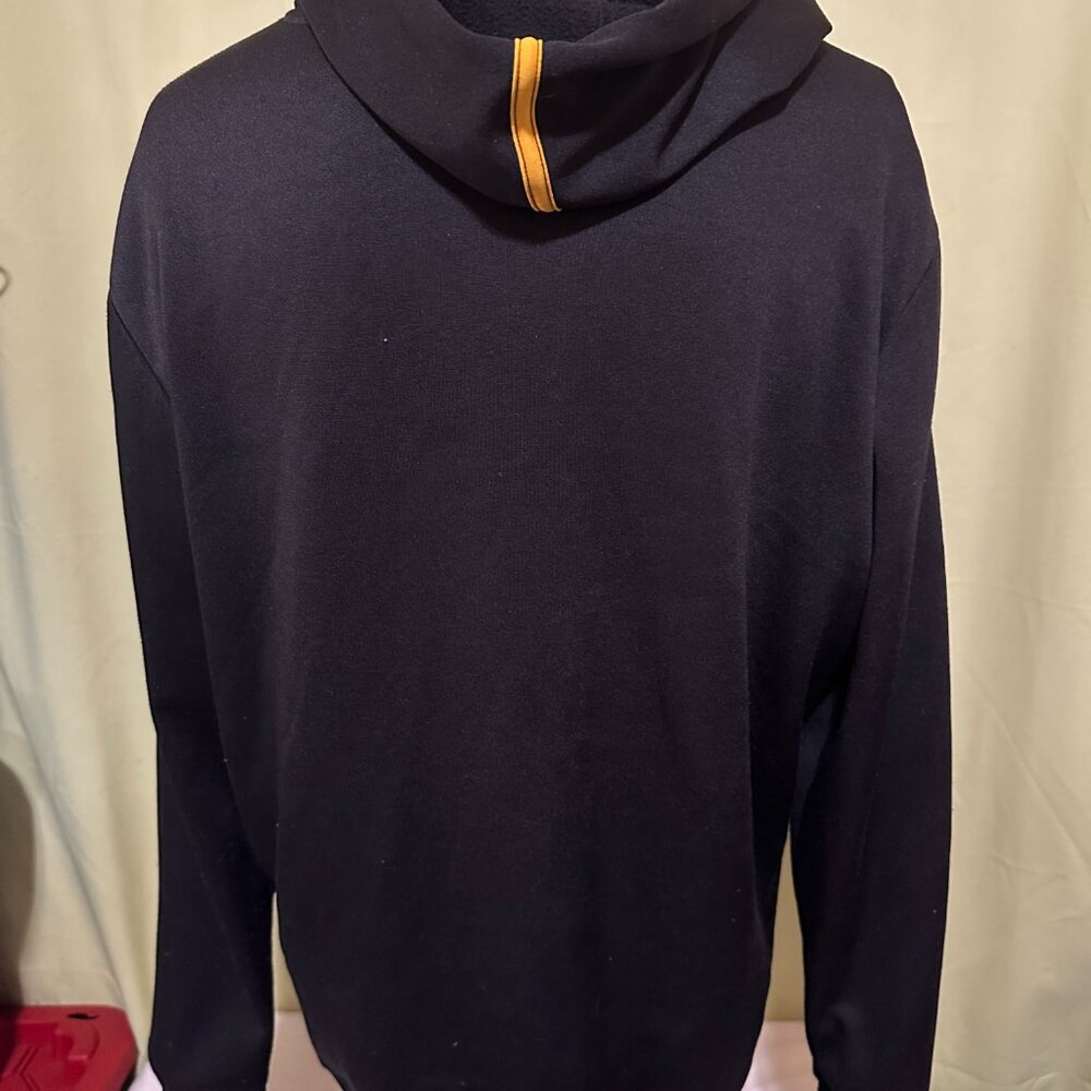 Pittsburgh Steelers Spell-out Men's Black Hoodie Sweater Size Large NFL Team App - Picture 3 of 5